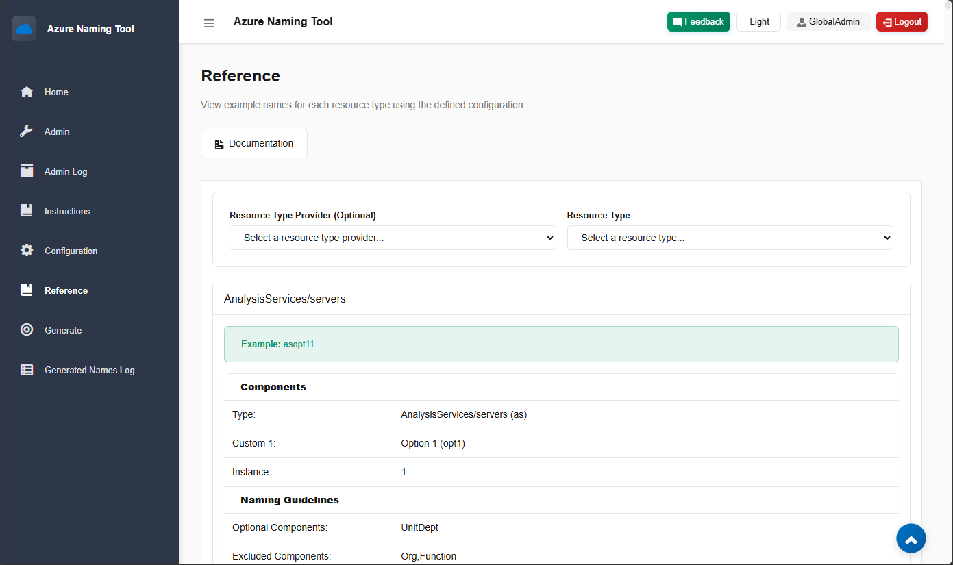 Reference Page